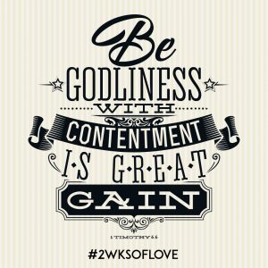 #2wksoflove Day 13: Love & Contentment