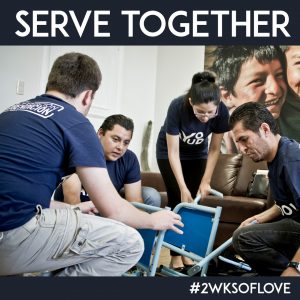 #2wksoflove Day 3: Serve Together