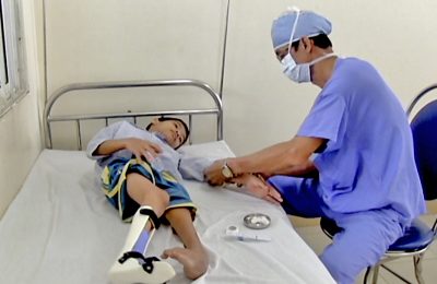 This hospital in Vietnam uses medical supplies donated by Free Wheelchair Mission.