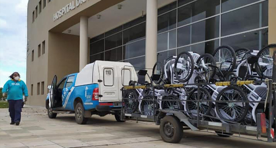 CILSA delivers 200 transport wheelchairs to hospitals in Argentina.
