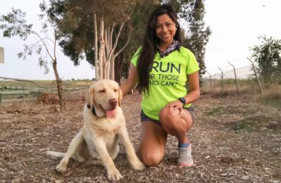Nadia Ruiz trains for the Virtual Run for Mobility