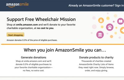 Support Free Wheelchair Mission through Amazon Smile