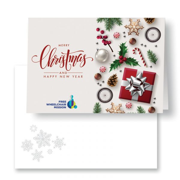 2020 Free Wheelchair Mission Christms Card- Intro with Envelope