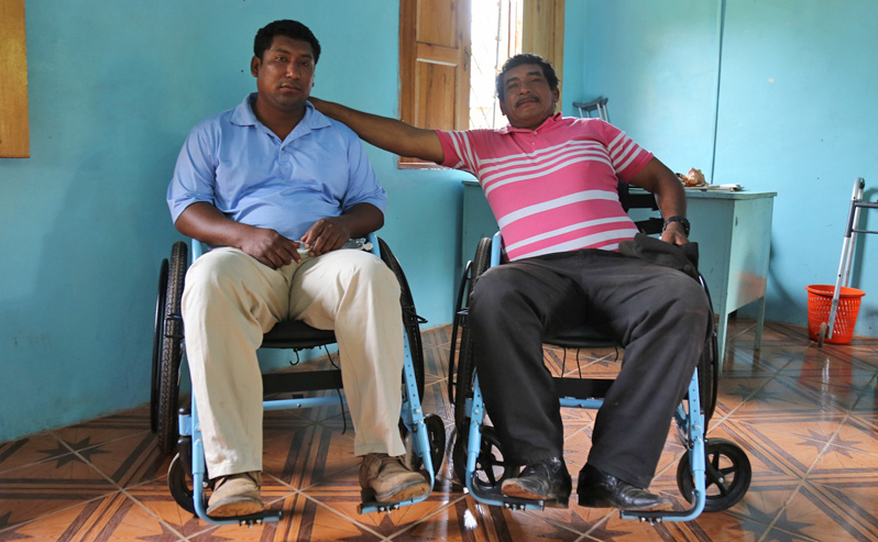 This son and father lost mobility while trying to make a living catching seafood.