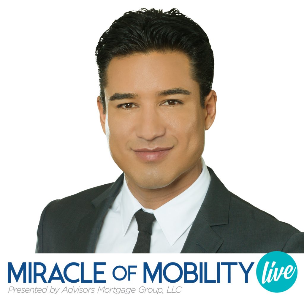Headshot of 2021 Miracle of Mobility Special Guest, Mario Lopez