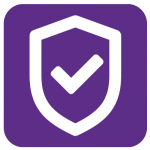 icon of a safety shield