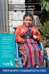 Poster of Lidea, a 23 year old woman in Guatemala.