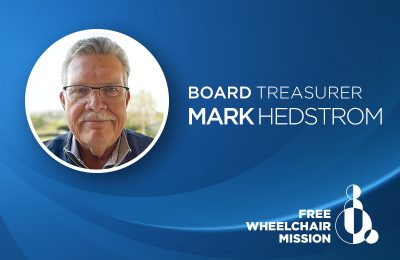 Free Wheelchair Mission Welcomes Finance Leader to Board of Directors