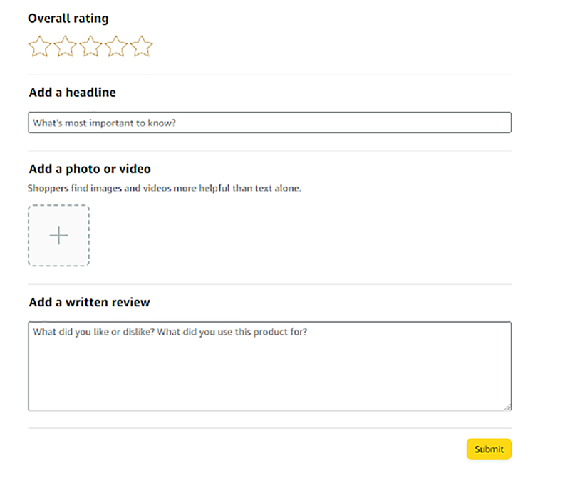 Review fields