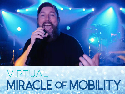A singer from the virtual Miracle of Mobility
